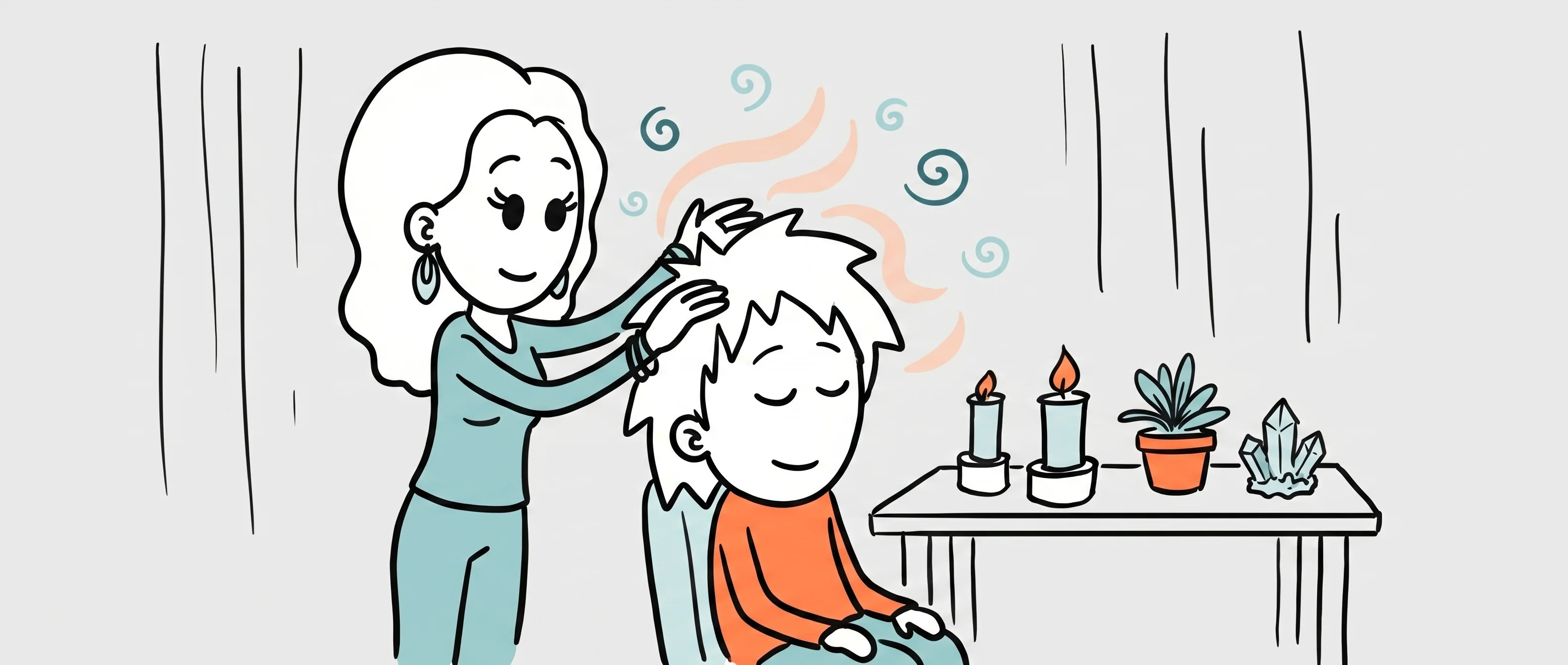 What happens in the body during spiritual healing?